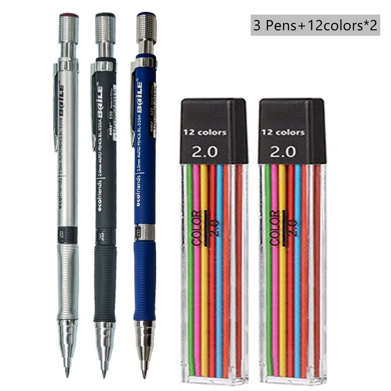 ✏️ Mechanical Pencil Set 2.0mm GLOBGRIP®