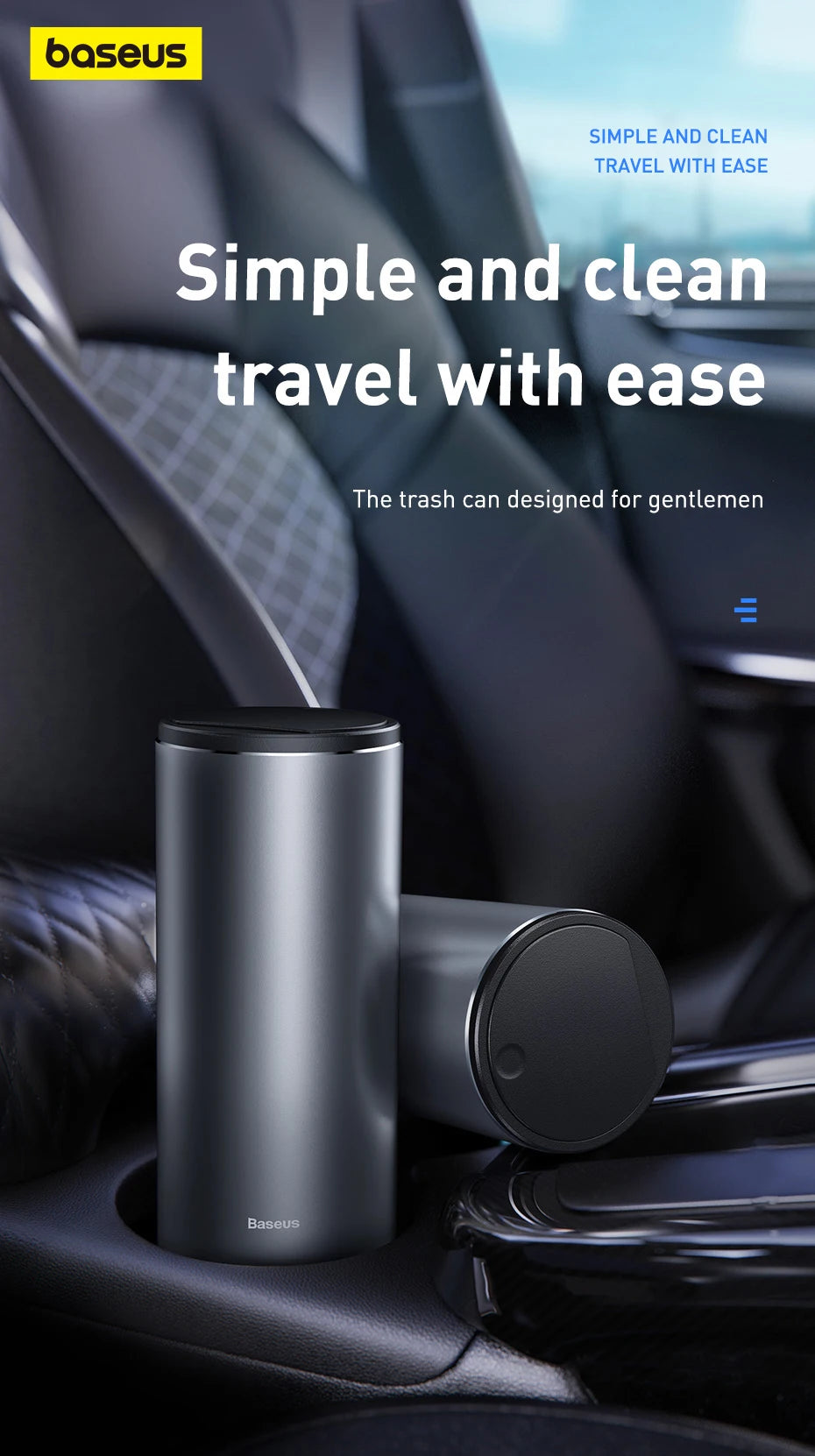 🗑️ Car Trash Bin GLOBGRIP®