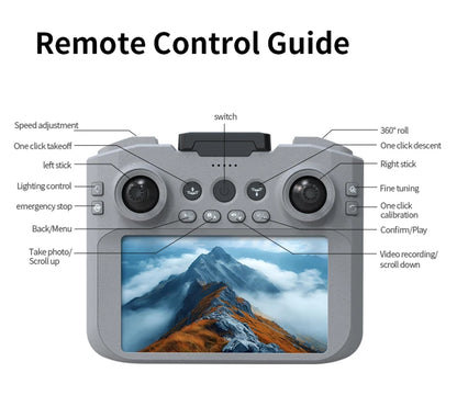 Xiaomi K100 MAX Mini Drone Professional 4K HD Dual Camera Fpv Screen Optical Flow Drone Toys Quadcopter Brushless Dron Toy Gift GLOBGRIP®