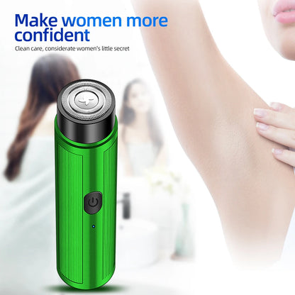 Men's Mini Electric Shaver Rechargeable Razor Epilator Women's Shaving Machine for Men Car Mini Shaver Electric Shaving Tools GLOBGRIP®