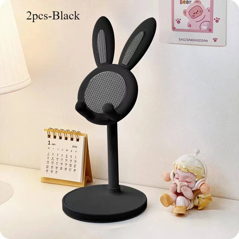 The cute Rabbit mobile phone stand desktop can lift and adjust the desktop phone accessories  phone stand  phone grip GLOBGRIP®