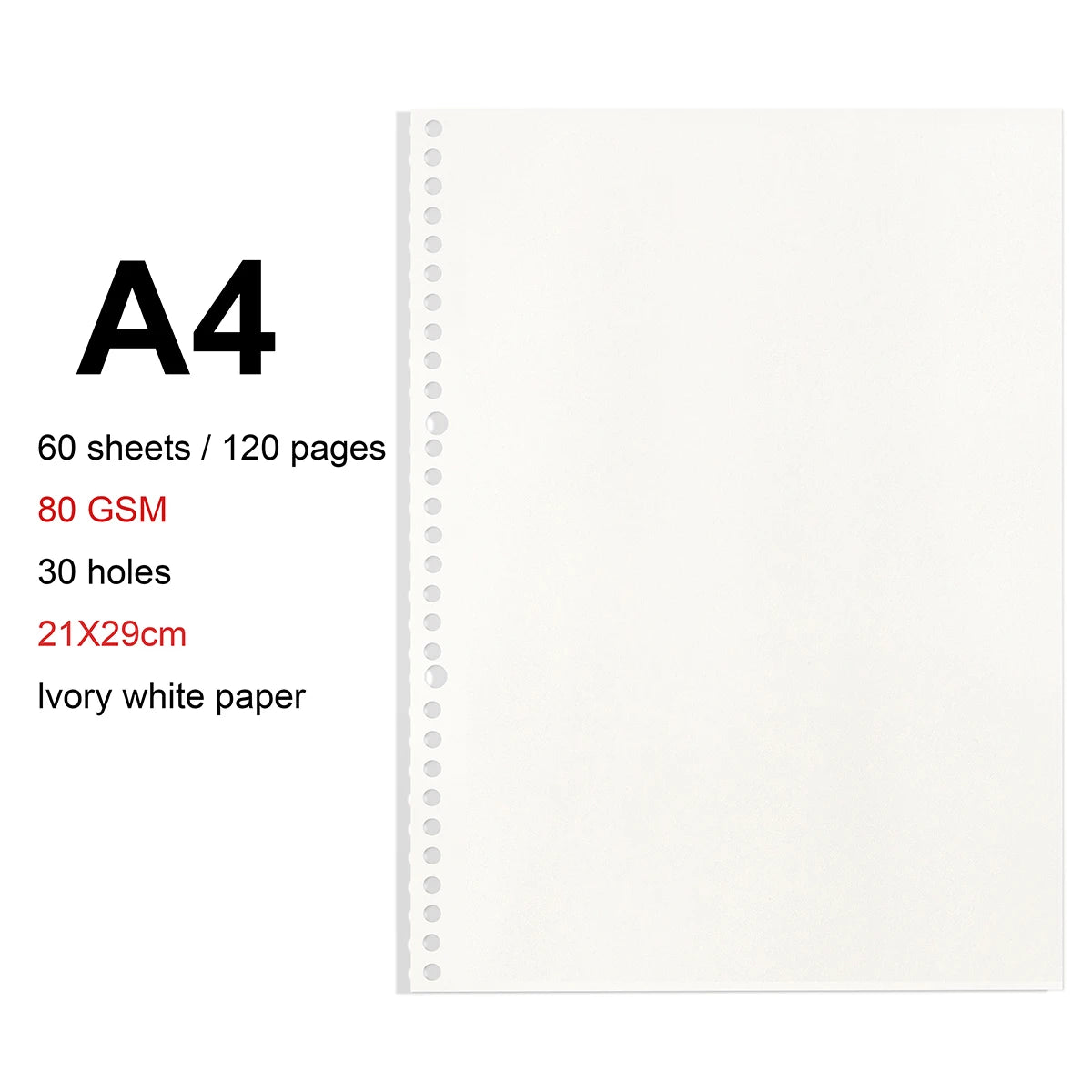 A4 / B5 / A5 Loose-Leaf Refill Binder Notebook GLOBGRIP®