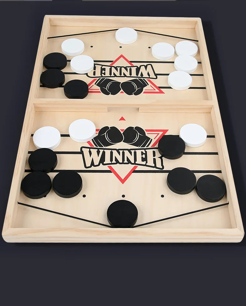 Table Hockey Paced Sling Board Puzzles Game Fast Winner Party Desktop Battle Chess Parent-child Interactive Toys For Children GLOBGRIP®
