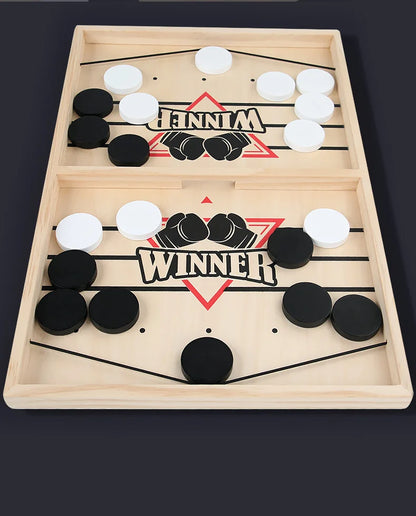 Table Hockey Paced Sling Board Puzzles Game Fast Winner Party Desktop Battle Chess Parent-child Interactive Toys For Children GLOBGRIP®