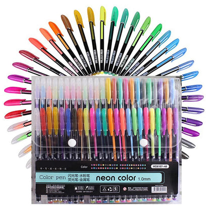 Metallic Glitter Gel Pens | 12–24 PCS Colorful Art Markers | GLOBGRIP® GLOBGRIP®