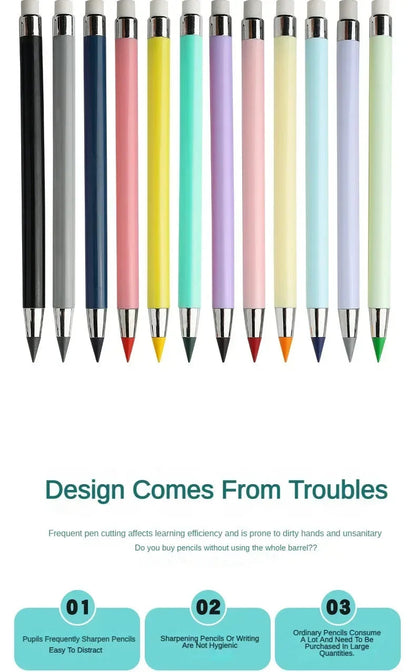 Infinity Pencils Set 12 PCS | Multicolor Colored Pencils | GLOBGRIP® GLOBGRIP®