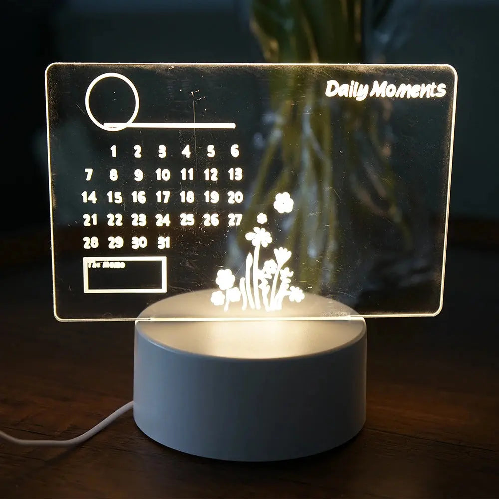 Creative LED Note Board Night Light | Industrial Anti-Slip Solution GLOBGRIP®