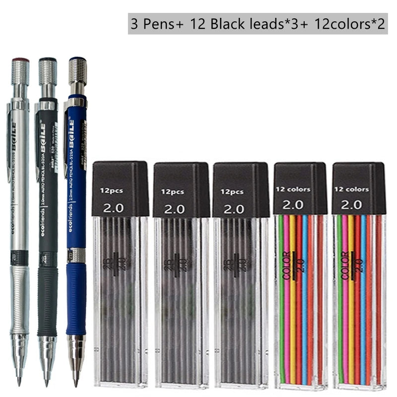 ✏️ Mechanical Pencil Set 2.0mm GLOBGRIP®