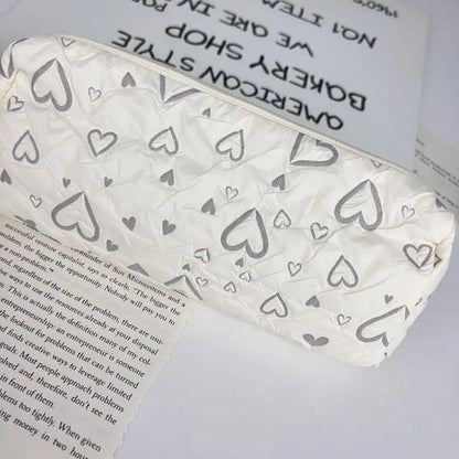 Love Print Pattern Pen Bag – Large Capacity & Multi-Use GLOBGRIP®