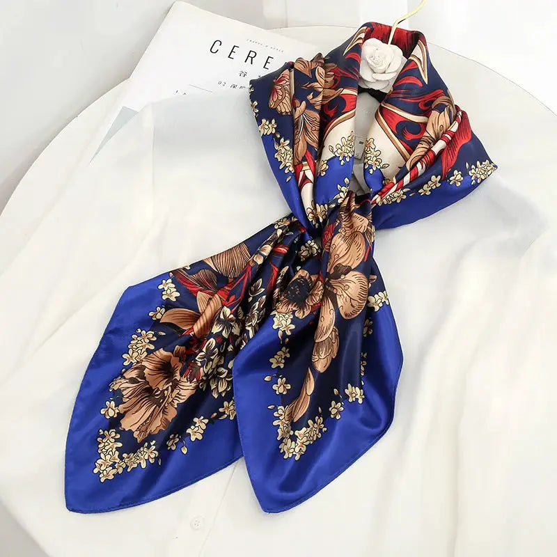 Luxury Silk Satin Square Scarf | Industrial Anti-Slip Solution GLOBGRIP®