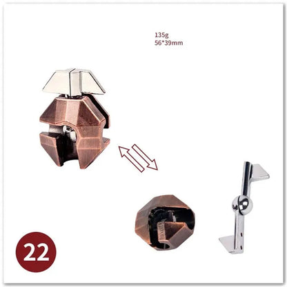 🧠 Classic IQ Metal Brain Teaser GLOBGRIP®