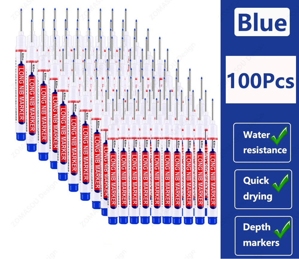 🖊️ 2cm Waterproof Long Head Deep Hole Marker Pen GLOBGRIP®