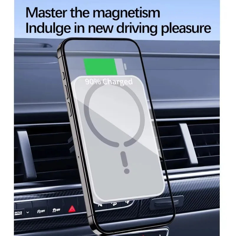 Magnetic Wireless Car Charger – Air Outlet GLOBGRIP®
