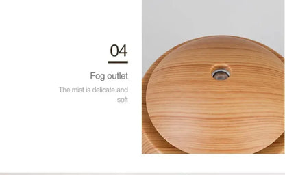 Mini Home Wood Grain Air Humidifier GLOBGRIP®