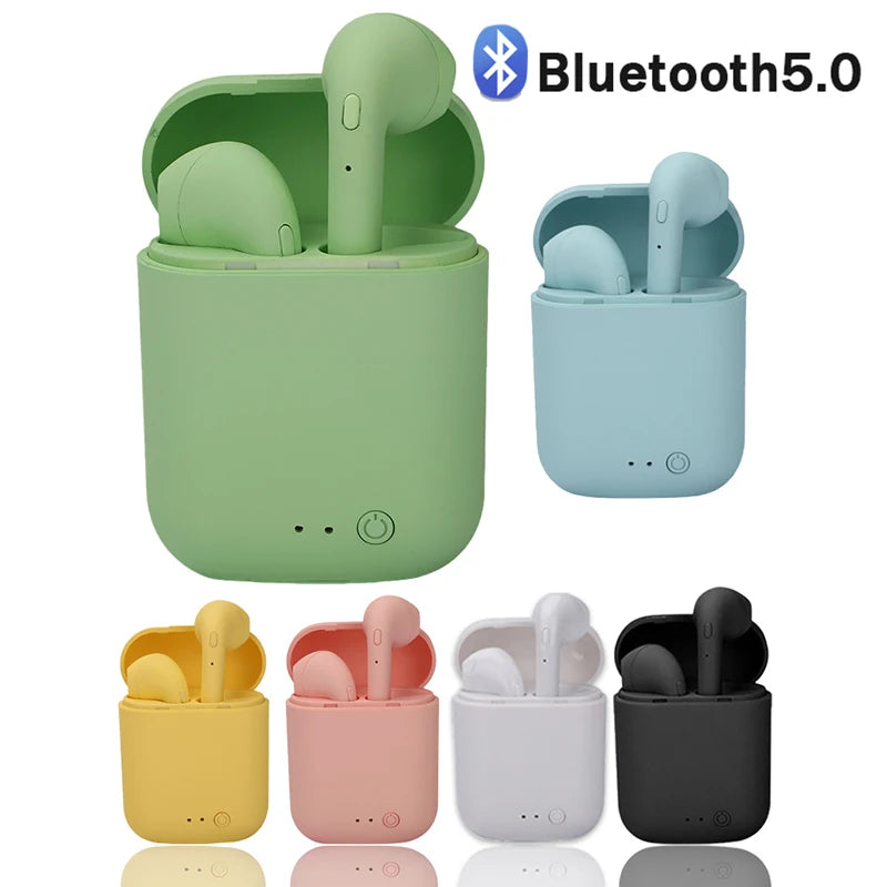 I12 Macaron Bluetooth Headset Matte Sports Binaural Wireless I12tws Bluetooth Headset 5.0 GLOBGRIP®