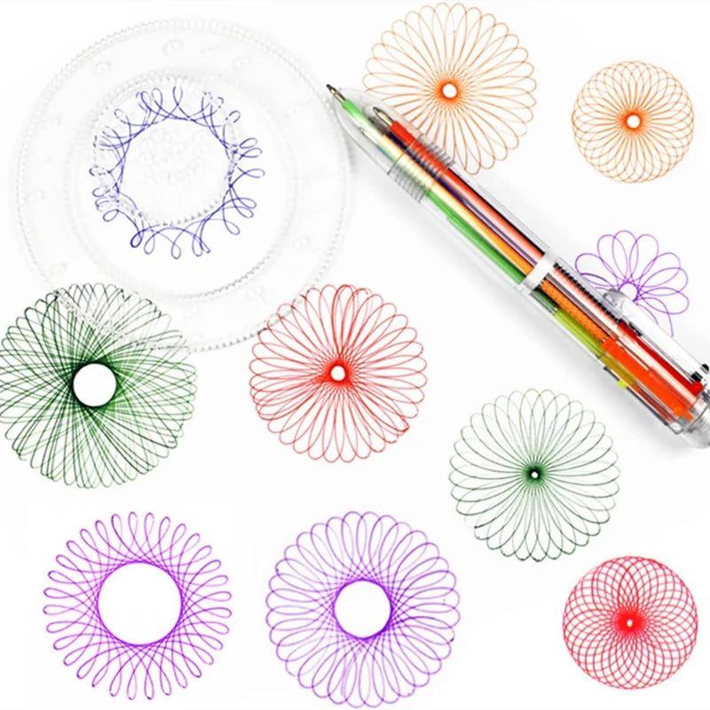 Spirograph Drawing Ruler Toy GLOBGRIP®
