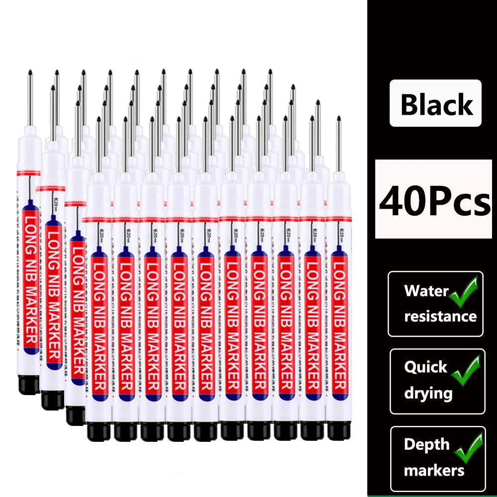 🖊️ 2cm Waterproof Long Head Deep Hole Marker Pen GLOBGRIP®