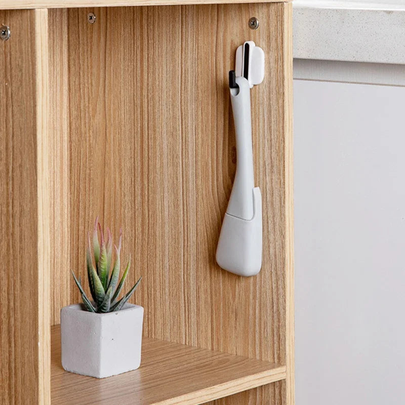 Window Groove Cleaning Brush Windows Slot Cleaner for Door Floor Gap Keyboard Brush+Dustpan 2 In 1 Household Cleaning Tools Kit - GLOBGRIP®