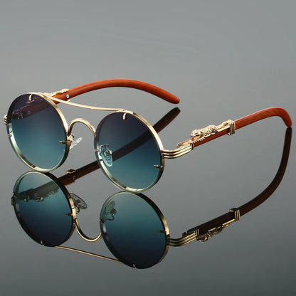 Vintage Round Sunglasses Men Fashion GLOBGRIP®