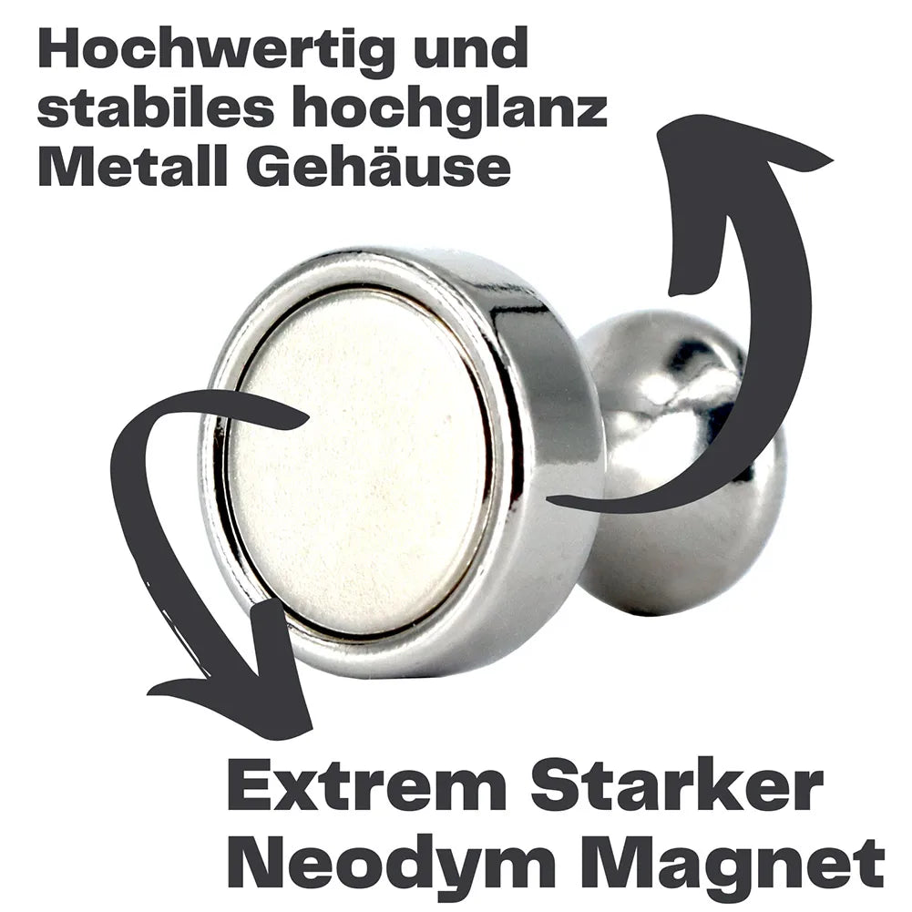 Magnetic Pins Neodymium Magnets Pin Board Magnet For Board Cone Magnets Super Strong Fridge Magnets For Home Storage Tool 10/20P GLOBGRIP®