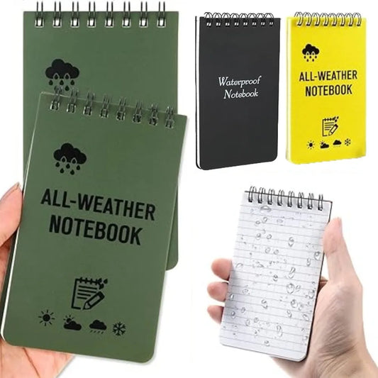 Waterproof Pocket Notebook – Tactical All-Weather Notepad GLOBGRIP®
