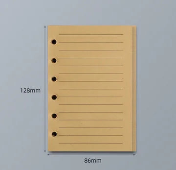 45 Sheets Loose-Leaf Notebook Refill – A5 / A6 / A7 Sizes GLOBGRIP®