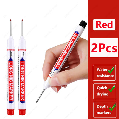 🖊️ 2cm Waterproof Long Head Deep Hole Marker Pen GLOBGRIP®