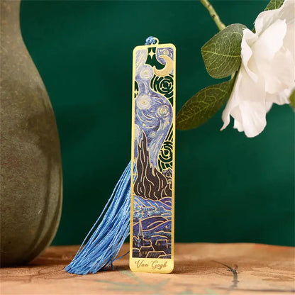 Aesthetic Floral Metal Bookmark | Industrial Anti-Slip Solution GLOBGRIP®