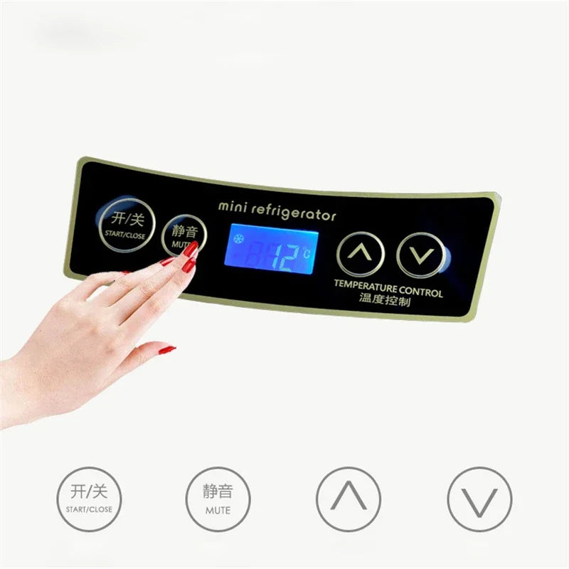 28L Car Mini Refrigerator For Outdoor Camping Car Electrical Appliances Cooler Heater Cooling & Warming 12/24V Car Refrigerators GLOBGRIP®