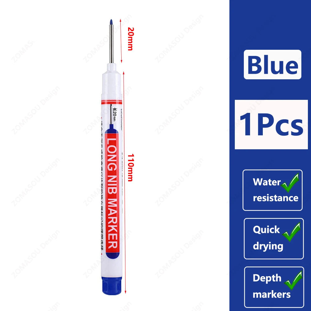 🖊️ 2cm Waterproof Long Head Deep Hole Marker Pen GLOBGRIP®