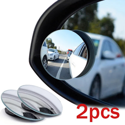 Car Blind Spot Rear View Mirror Wide Angle 360 Degree GLOBGRIP®