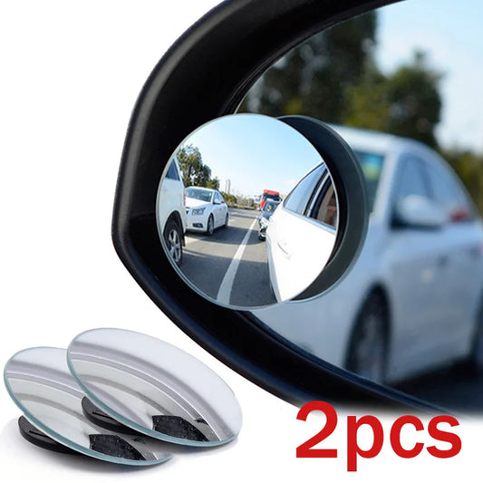 Car Blind Spot Rear View Mirror Wide Angle 360 Degree GLOBGRIP®
