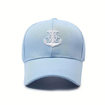 Spring Summer Sun Protection Hat for Men and Women Couple's Versatile Three-dimensional Boat Anchor Trendy Student Sports Cap GLOBGRIP®
