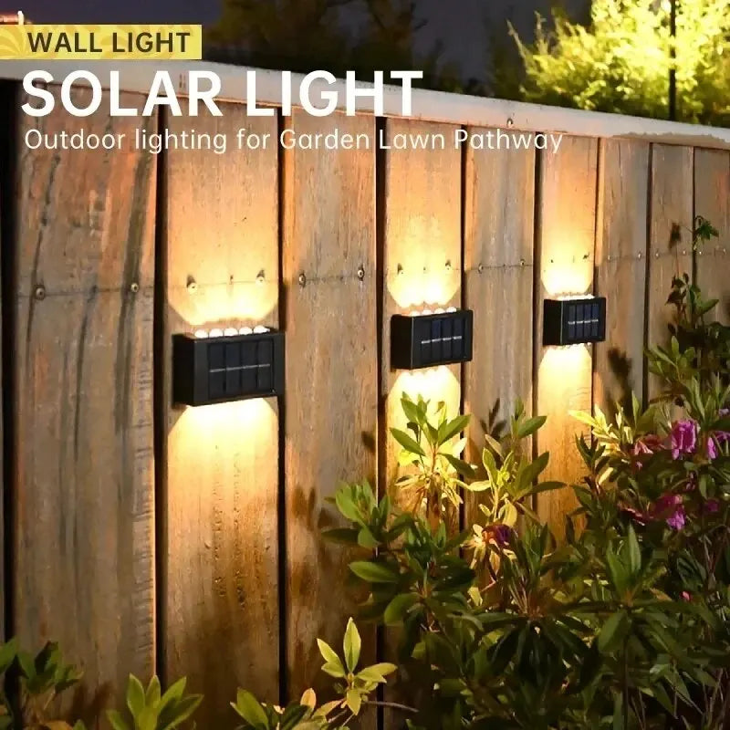 4/6/8/10LEDs Solar Wall Lamp GLOBGRIP®