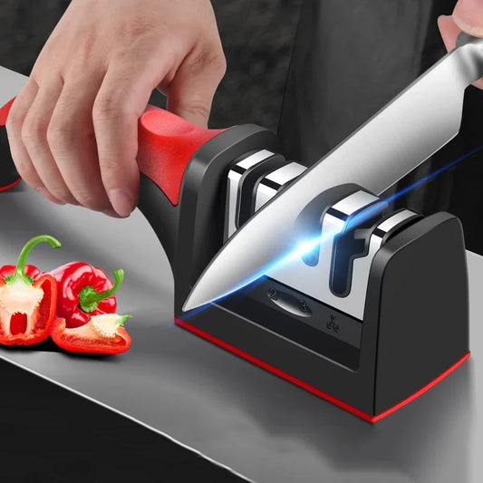 🔪 3-Segment Knife Sharpener GLOBGRIP®