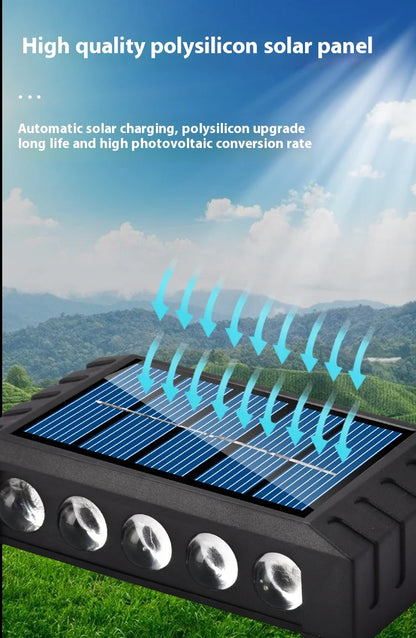 4/6/8/10LEDs Solar Wall Lamp GLOBGRIP®