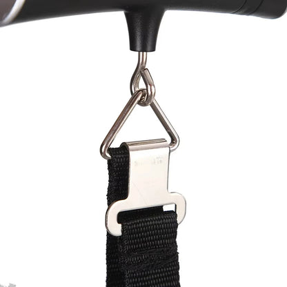 Portable High Precision Scale Digital LCD Display Suitcase Travel Bag Hanging Steelyard Hook Balance Scale Tools 110lb/50kg GLOBGRIP®