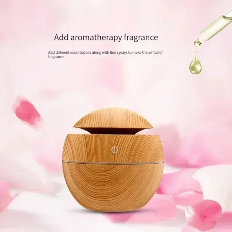 Mini Home Wood Grain Air Humidifier GLOBGRIP®