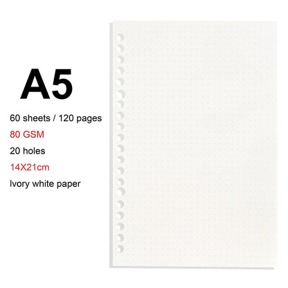 A4 / B5 / A5 Loose-Leaf Refill Binder Notebook GLOBGRIP®