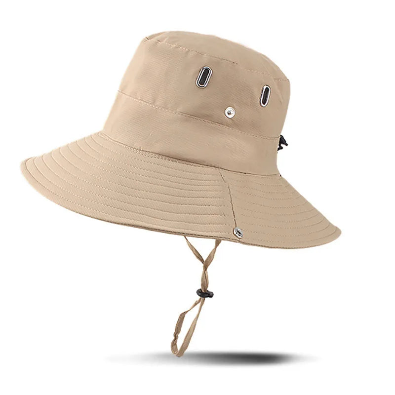Summer Sun Hats UV Protection Outdoor Hunting Fishing Cap for Men Women Hiking Camping Visor Bucket Hat Neck Flap Fisherman Hat GLOBGRIP®