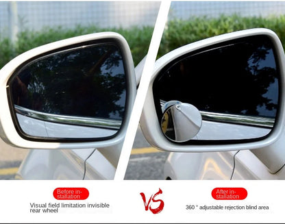 Car Blind Spot Rear View Mirror Wide Angle 360 Degree GLOBGRIP®