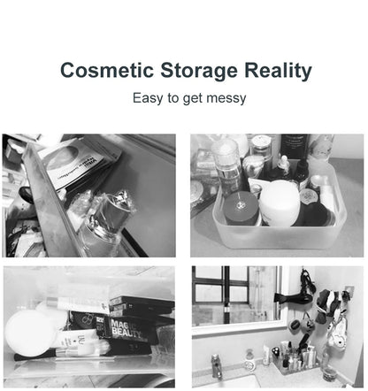 4L Mini Makeup Fridge WIth LED Light Mirror Portable Cosmetic Storage Refrigerator Keep fresh Cooler for Home Car Dual Use GLOBGRIP®