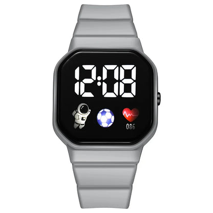 Kids Watch Sport LED Digital Watches Football Silicone Strap Waterproof Electronic Wristwatch for Children Boys Girls Gifts GLOBGRIP®