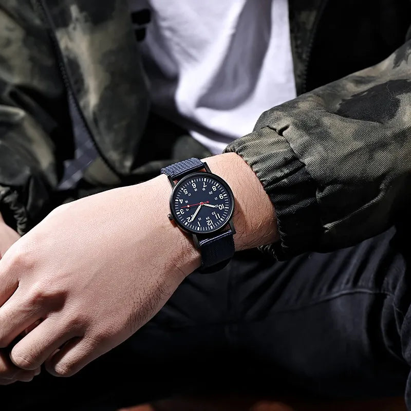 2023 Fashion Men Watches Luxury Brand Fashion Mens Quartz Watch Luminous Hands Male Clock Big Dial Waterproof Man Wristwatch GLOBGRIP®