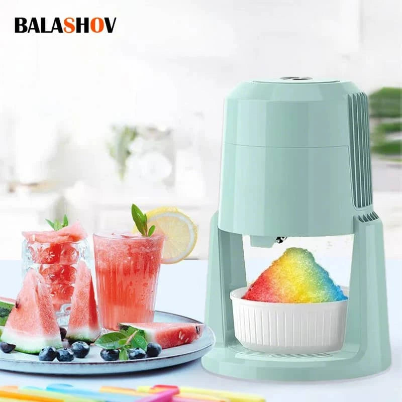 220V Automatic Electric Ice Shaver | Adjustable 2-speed Ice Crusher GLOBGRIP®