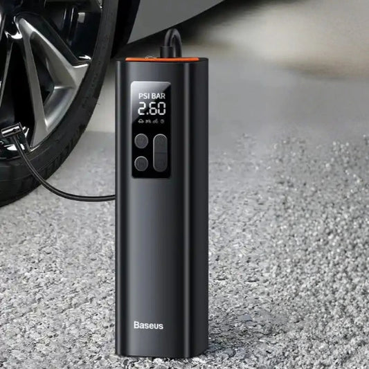 Digital car tire inflator.