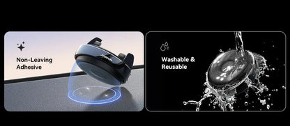 GLOBGRIP 360 degree phone holder with non-leaving adhesive and washable reusable design