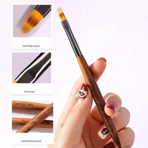 Nail Art Brushes Set 12pcs Nail Liner Brush Nail Painting Pen Acrylic UV Gel Brushes Crystal Ombre Manicure Tool Nail Brush