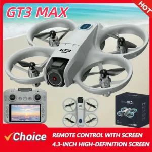 2025New GT3 MAX Drone 8K HD 4.3" Remote Control Headless Mode Helicopter 360° Flip Quadcopter Toys Mini Drone Fors Kid Toy Gifts