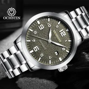 Ochstin Luxury New Stainless Steel Watch Personalized Fully Automatic Mechanical Movement Wristwatch Waterproof Men's Watches
